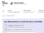 Mes démarches administratives Mes démarches administratives